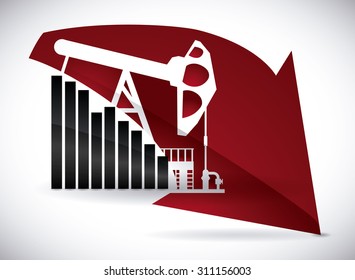 Petroleum industry design, vector illustration eps 10.