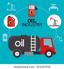 Petroleum industry design, vector illustration eps 10.
