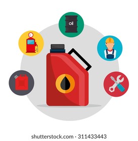 Petroleum industry design, vector illustration eps 10.