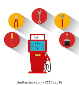 Petroleum industry design, vector illustration eps 10.