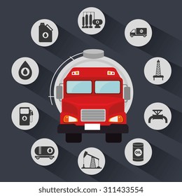 Petroleum industry design, vector illustration eps 10.