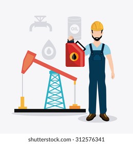 Petroleum industry design, vector illustration eps 10.