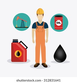 Petroleum industry design, vector illustration eps 10.