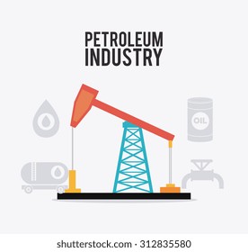 Petroleum industry design, vector illustration eps 10.