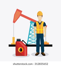 Petroleum industry design, vector illustration eps 10.