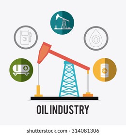 Petroleum industry design, vector illustration eps 10.