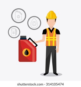 Petroleum industry design, vector illustration eps 10.