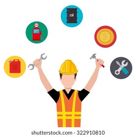 petroleum industry design, vector illustration eps10 graphic 
