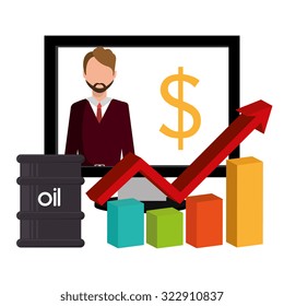 petroleum industry design, vector illustration eps10 graphic 