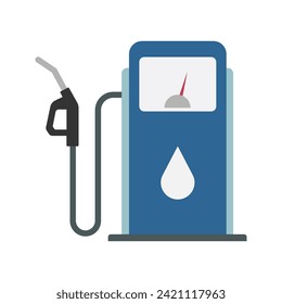 Petroleum industry. Vector fuel, oil, gas and energy illustration. Gasoline station or power symbol and element