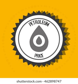petroleum oil barrel tower vector illustration graphic