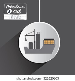Petroleum and Oil concept with industry icons  design, vector illustration eps 10