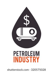 Petroleum and oil industry prices design, vector illustration