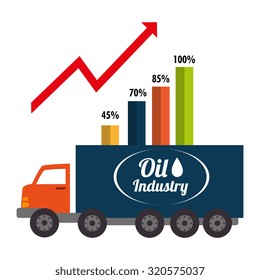 Petroleum and oil industry prices design, vector illustration