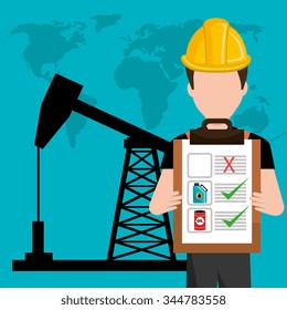 Vector Oil Industry Flat Style Colorful Stock Vector (Royalty Free ...