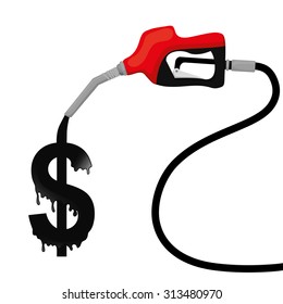 Petroleum and oil prices industrial companies, vector illustration