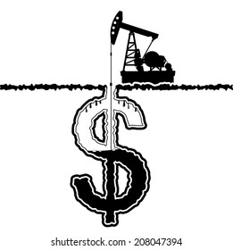 Petroleum oil pump