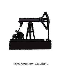 Petroleum Pump machinery icon vector illustration graphic design