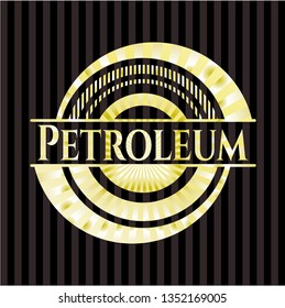 Petroleum shiny emblem