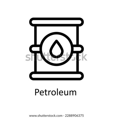 Petroleum Vector   outline Icons. Simple stock illustration stock