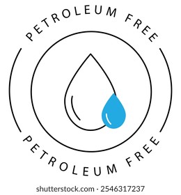 Petroleum-Based Trans Fat Health Risks Vector ICon Design