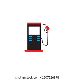 Petrolium pump ilustration design vector icon templat