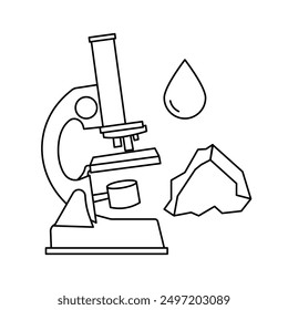 Vektorsymbol der Petrologie. geologisches Element