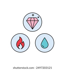 petrology icon vector. geology element