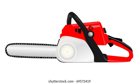 petrol-powered saw