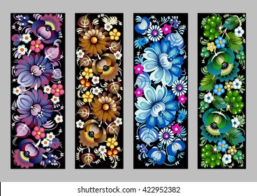 Petrykivska Painting Set - Traditional Ukrainian Painting Art Petrikovka