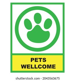 PETS ALLOWED LOGO AND SYMBOLS
