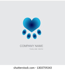 Pets animal vet clinic logo, Dog and cat health cherty logo
