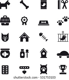 PETS black icons