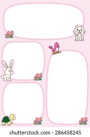 pets with blank border