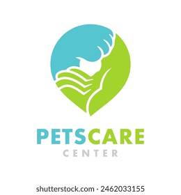 PETS CARE LOGO DESIGN TEMPLATE