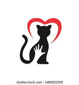 Pets Care Logo Design Vector