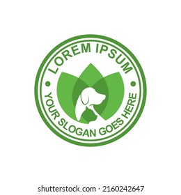 logotipo de cuidado de mascotas, logotipo de tienda de mascotas