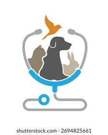 Pets Care Logo Vector Icon Symbol Design Illustration	
