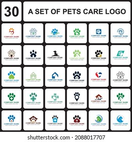 Logo für die Tierpflege, Veterinärlogo
