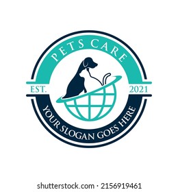 PETS CARE LOGO , VETERINARY LOGO