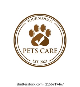 PETS CARE LOGO , VETERINARY LOGO