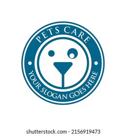 LOGOTIPO DE CUIDADO DE LOS PETS, LOGO VETERINARIO