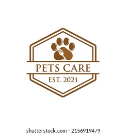 PETS CARE LOGO , VETERINARY LOGO