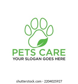 Logo für die Tierpflege, Veterinärlogo
