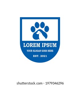 pets care logo , veterinary vector