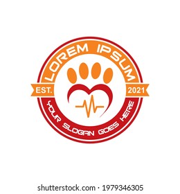 pets care logo , veterinary vector