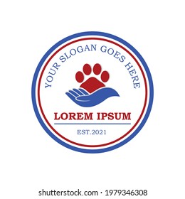 pets care logo , veterinary vector