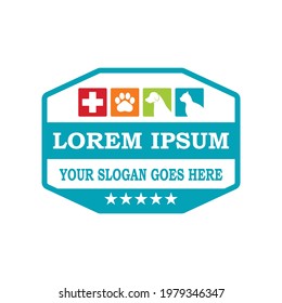 pets care logo , veterinary vector