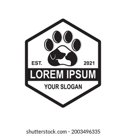 pets care logo , veterinary logo vector