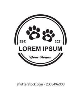 logotipo de cuidado de mascotas , logotipo veterinario vectorial